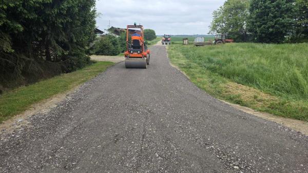 FOTO: Sanacija javne poti v Pincah v polnem teku