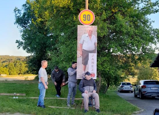 FOTO: V Šulincih presenetili najstarejšega vaščana