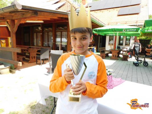 FOTO: Mladi ribiški car Ribiške družine Ljutomer je postal Matija Babič