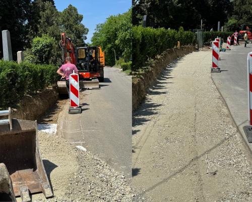 FOTO: Občina Lendava začela z ureditvijo odvodnjavanja