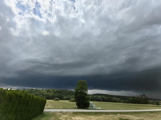 Pomurje zajele nevihte