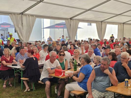 FOTO: Veržej gostil 33. vseslovensko srečanje krvodajalcev 