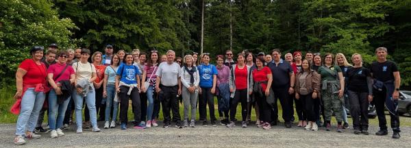 FOTO: Srečanje pomurskih občin z druženjem na Tromejniku
