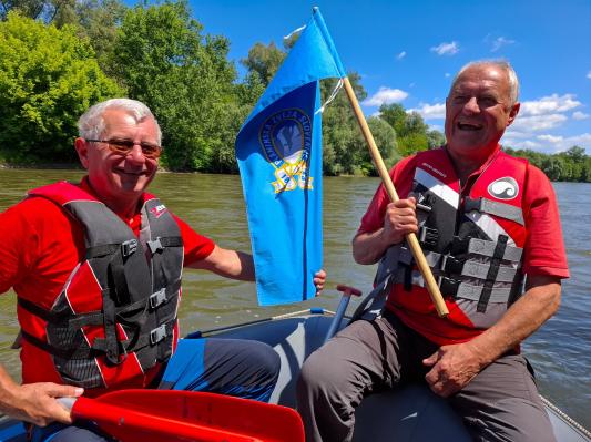 FOTO: Dimekov memorial tudi letos povezal pohodnike, čolnarje in kolesarje