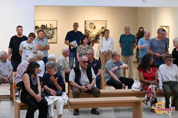 FOTO: Umetnost tišine, krhkosti in barv: Štibelj, Ajdišek in Rijavec v Murski Soboti