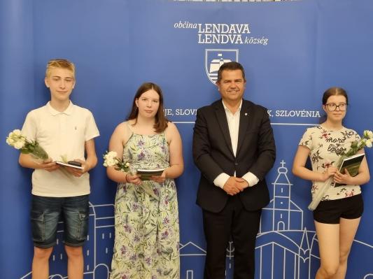 FOTO: Župan sprejel še tri uspešne glasbenike