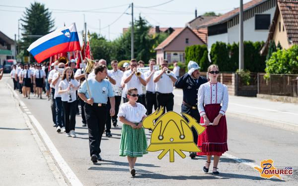 FOTO: Gornji Lakoš slavil 100 let gasilstva z veličastno prireditvijo in večerno zabavo
