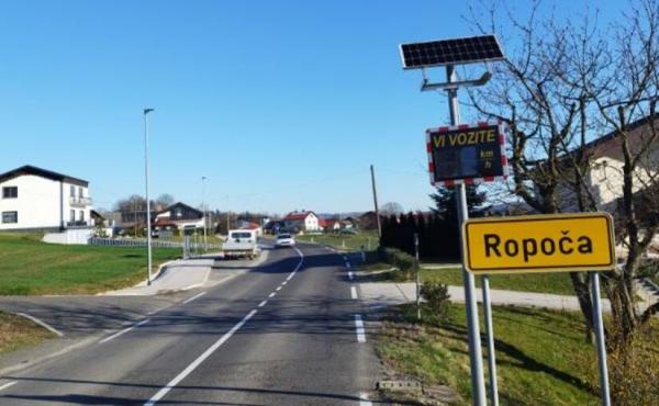 V Ropoči izmerjene hitrosti tudi prek 100 km/h