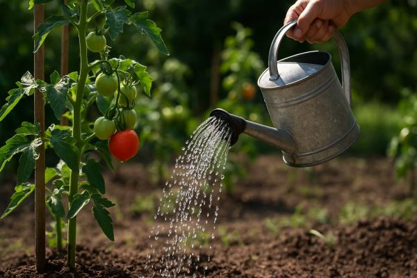 Najpogostejša napaka pri zalivanju paradižnika poleti (in kako jo odpraviti)