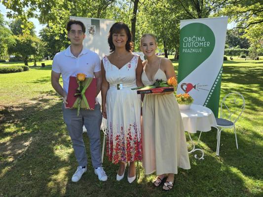 FOTO: Ljutomerska županja sprejela zlata maturanta