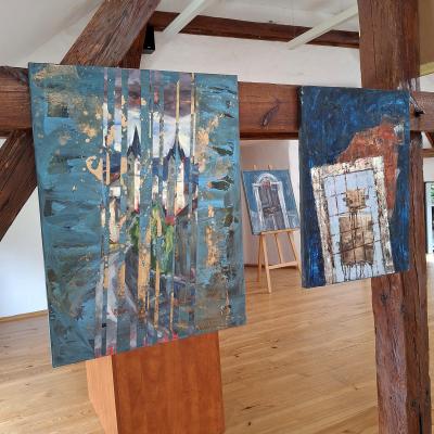 FOTO: V Veržeju na ogled razstava slikarja Milana Razborška