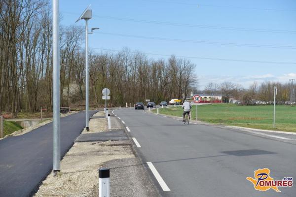 Rekonstrukcija v drugi fazi, že kmalu neprekinjena kolesarska steza med Mursko Soboto in Rakičanom