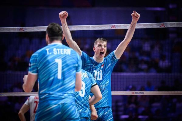 Padli so aktualni olimpijski prvaki: Slovenci v polfinalu Lige narodov