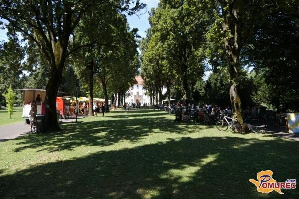 Sočna vilica se umika v senco mestnega parka