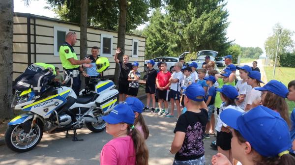 FOTO: Policisti navdušili mlade gasilce na Hodošu