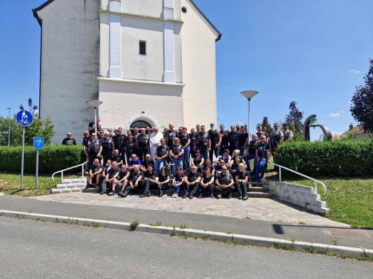 FOTO: Mednarodni blagoslov motorjev v Dobrovniku ob 30-letnici MK Lindau