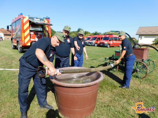 FOTO: V Radmožancih je potekalo 23. mednarodno tekmovanje gasilskih veteranov Slovenije, Madžarske in Hrvaške