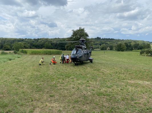 Ste videli helikopter na Goričkem? To se je dogajalo