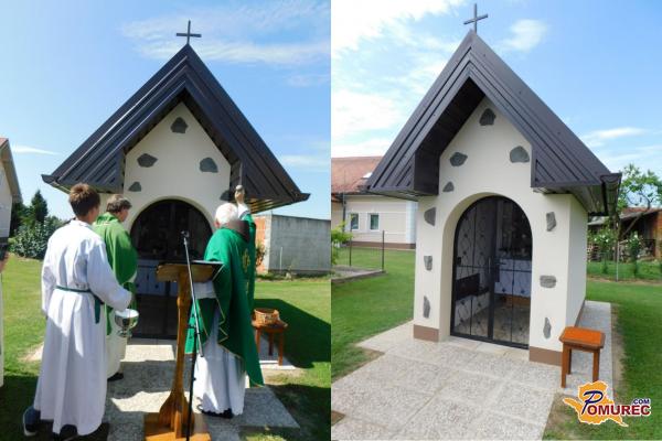 FOTO: V Dobrovniku blagoslovili prenovljeno kapelico 