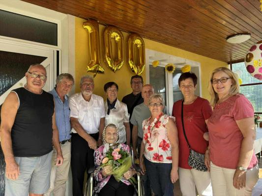 Prekmurka Marija Grah praznuje 100 let