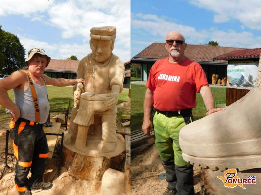 FOTO: Leseni čevelj in čevljar – nova znamenitost Turnišča