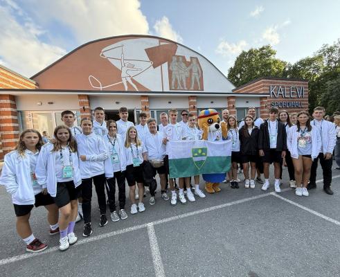 FOTO: Murskosoboški mladi športniki uspešni na Mednarodnih igrah šolarjev v Tallinu
