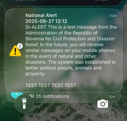 Po vsej Sloveniji zazvonil SI-Alarm, tudi na vašem telefonu?