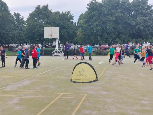 FOTO: Otroci v Moravskih Toplicah preizkusili različne športne veščine