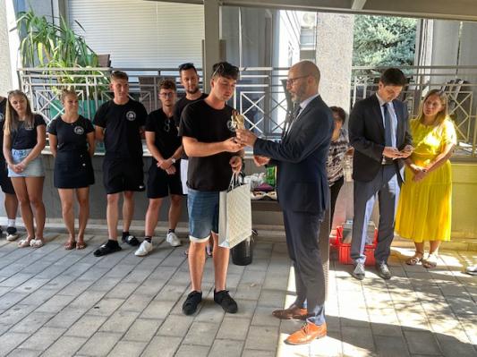 Kulturno društvo Marko Beltinci predstavilo prekmursko kulturno dediščino na veleposlaništvu v Skopju