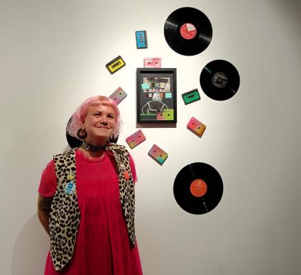 FOTO: Petja Kolenko predstavlja »Rokenrol je kriv za vse«