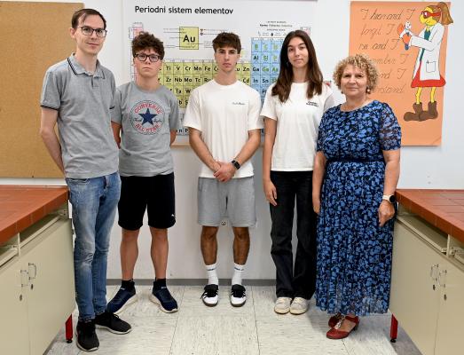 Soboški gimnazijci blesteli na državnem tekmovanju iz kemije