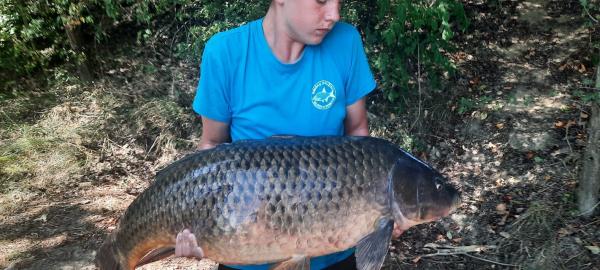 FOTO: Mladi ribiči uspešni na gramoznici v Krogu