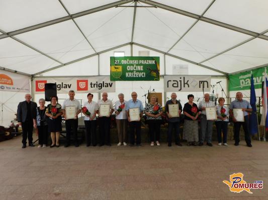 FOTO: V Križevcih so se srečali upokojenci in zakonski jubilanti