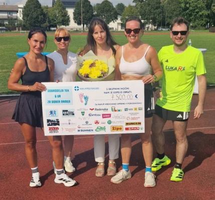 FOTO: Dobrodelni tek »6 ur za dober namen«: Andreja pretekla več kot 60 km