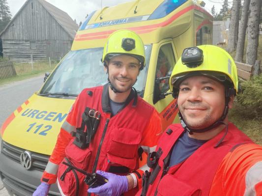 Lendavska reševalca med najboljšimi na Rogli