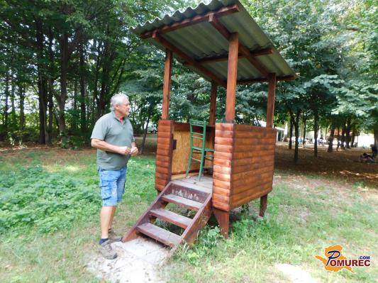 FOTO: Lovska družina Bakovci - Lipovci je bogatejša za nov lovski objekt