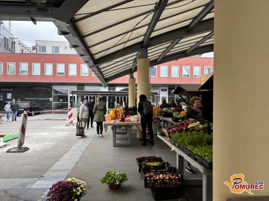 FOTO: Tako je danes na murskosoboški tržnici