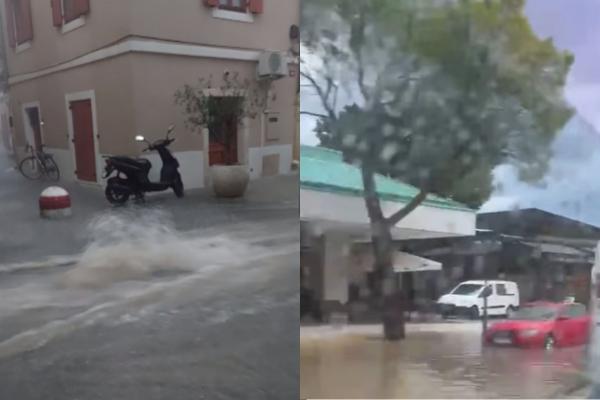 VIDEO: Neurje v slovenski Istri: prebivalci naj ostanejo doma
