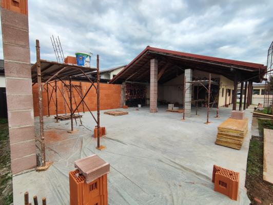 FOTO: V Krogu nastaja pokrito kegljišče na vrvici