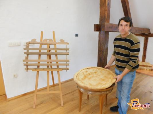 FOTO: Iz ljubezni do lesa in dediščine rastejo mojstrovine Mirana Laha