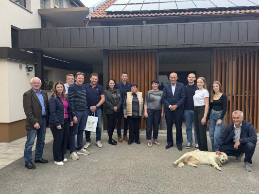 Poslanska skupina SDS na delovnem obisku v Pomurju