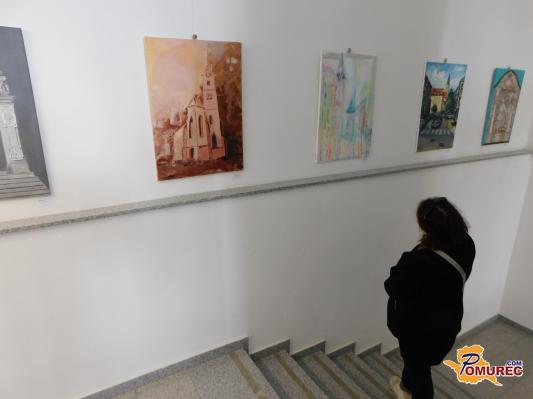 FOTO: Ljubiteljski slikarji ujeli Ljutomer v barvah in potezah čopiča