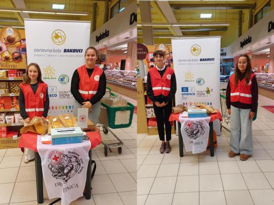 Pomurski učenci zbirali sredstva za vrstnike v stiski