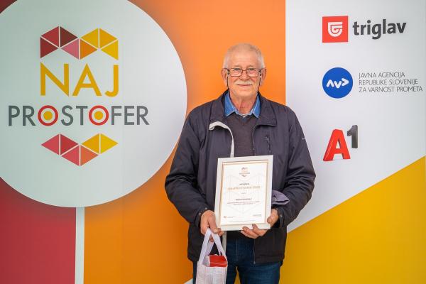 FOTO: Lendavčan med najaktivnejšimi prostovoljnimi šoferji v Sloveniji