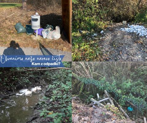 FOTO: Pomurska občina nezadovoljna z neodgovornim odlaganjem odpadkov v naravo