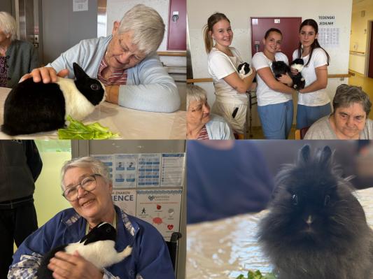 FOTO: Puhasti obisk, ki je napolnil Dom Kuzma z radostjo
