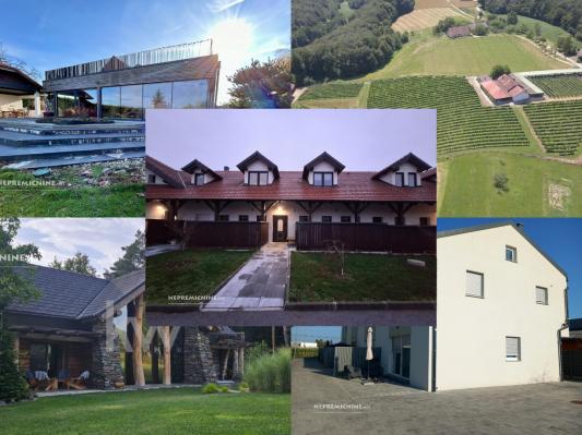 To je pet prestižnih hiš v Pomurju, za najdražjo boste odšteli skoraj poldrugi milijon