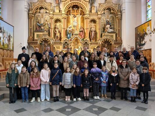 FOTO: V Črenšovcih sv. maša ob godu sv. Cecilije in 30-letnici Mešanega cerkvenega zbora