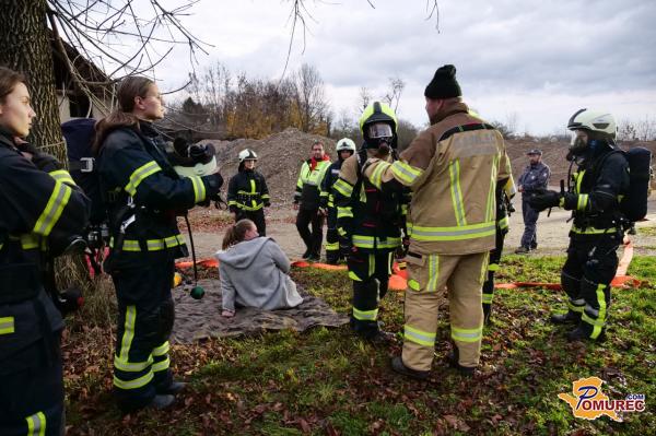 FOTO in VIDEO: Pomurski gasilci so reševali z višine in iskali ponesrečence