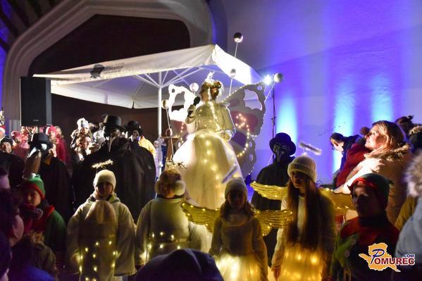 FOTO in VIDEO: Prižig prazničnih luči v Lendavi pričaral čarobni uvod v december